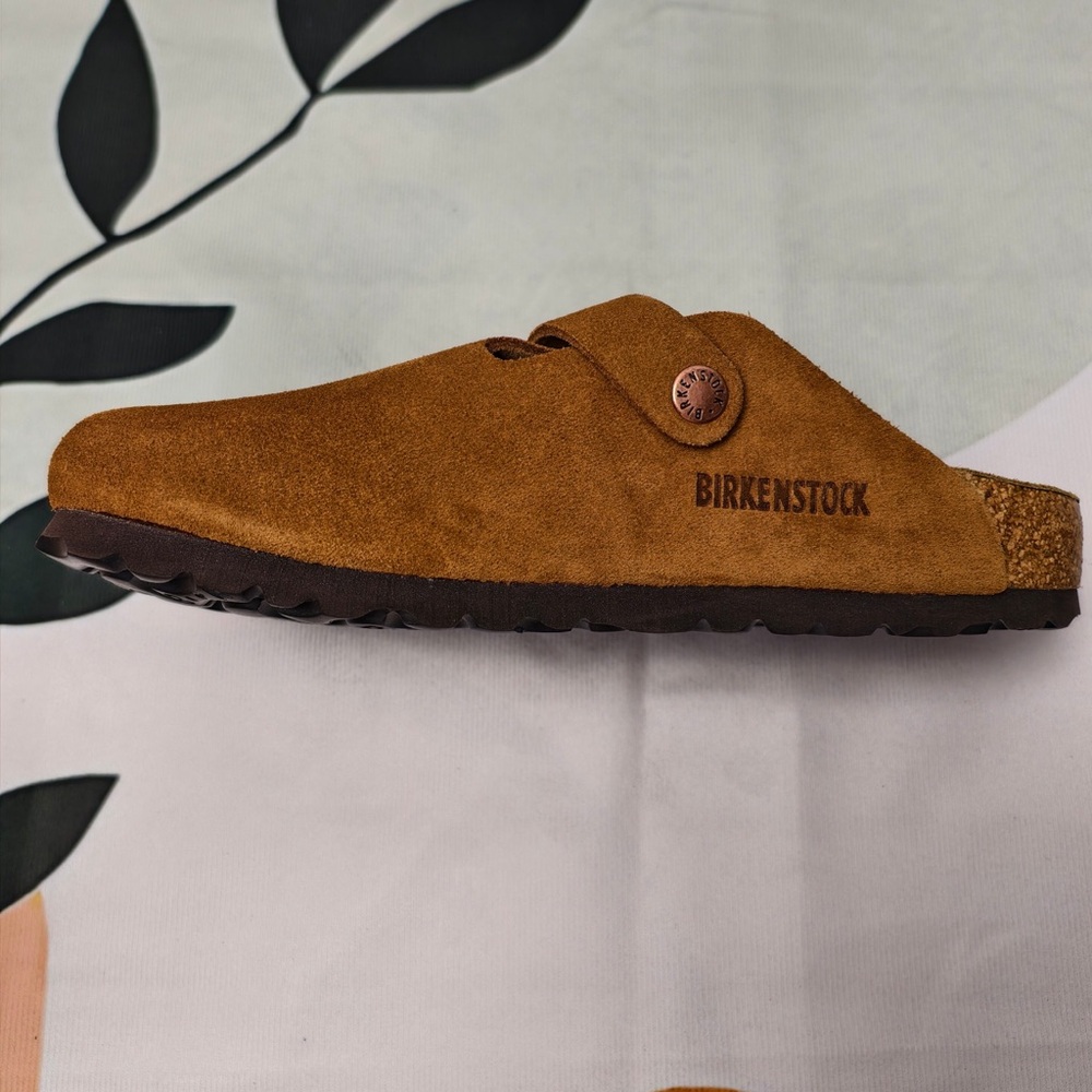 🌟🌟🌟Women's Mink Suede Birkenstock Boston Shoes - Narrow Fit - Picture 3 of 5